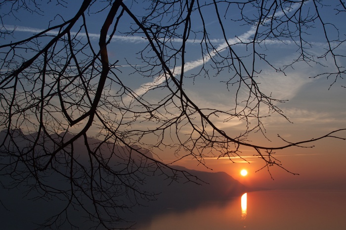 Coucher soleil Montreux - 005